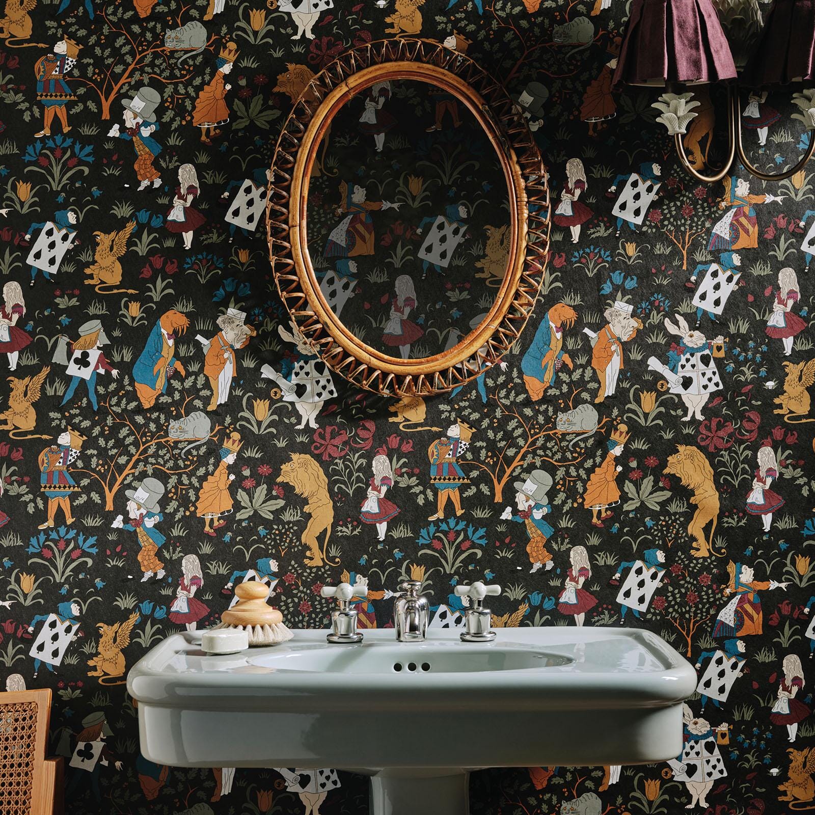 ALICE IN WONDERLAND Wallpaper - Noir - Image 3