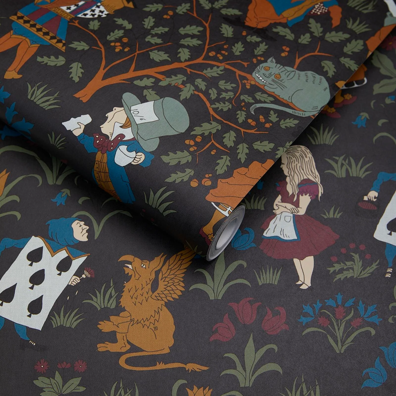 ALICE IN WONDERLAND Wallpaper - Noir - Image 4