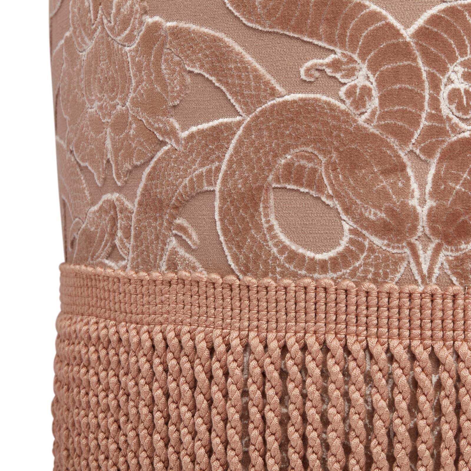 ANACONDA Cut-Velvet Bottoman  - Dusky Pink - Image 4