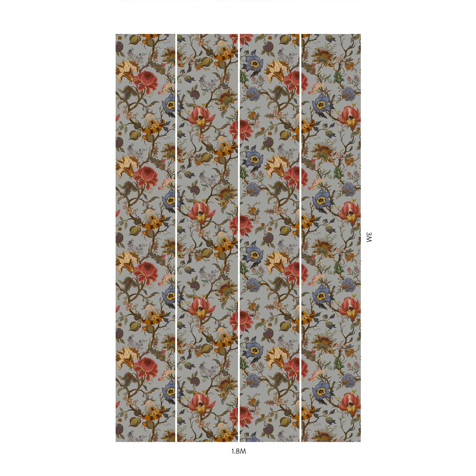 ARTEMIS Wallpaper - Dove Grey - Image 6