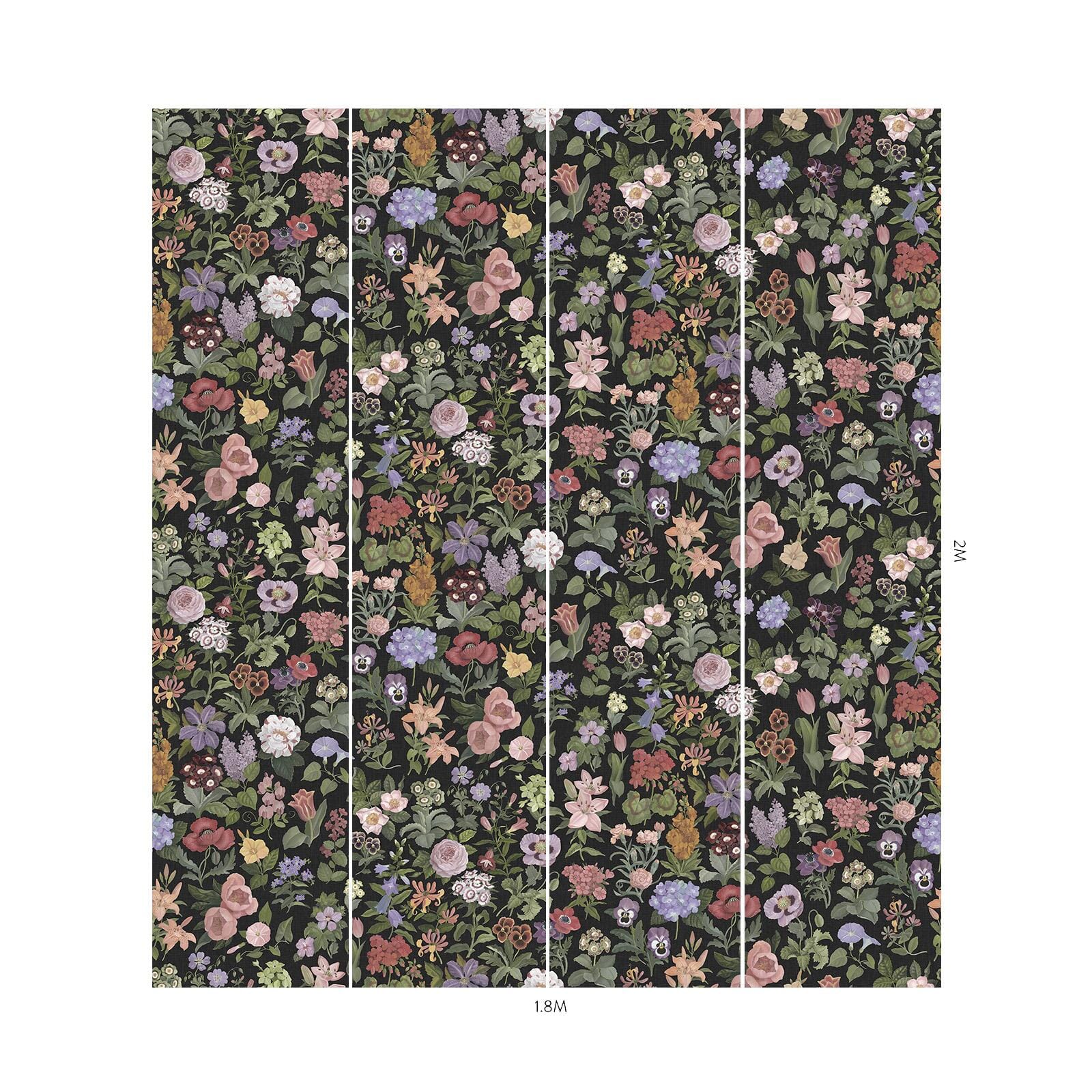 FLORALIA Wallpaper - Noir - Image 4