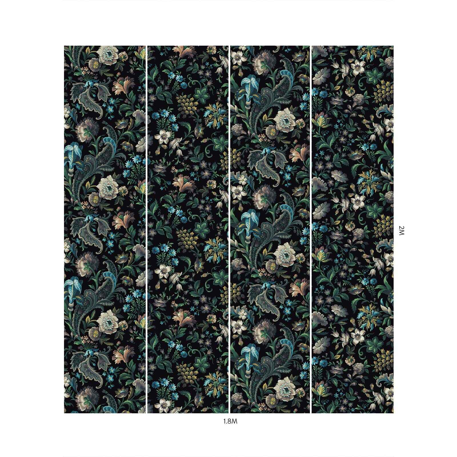 FLORIKA Wallpaper - Onyx - Image 5
