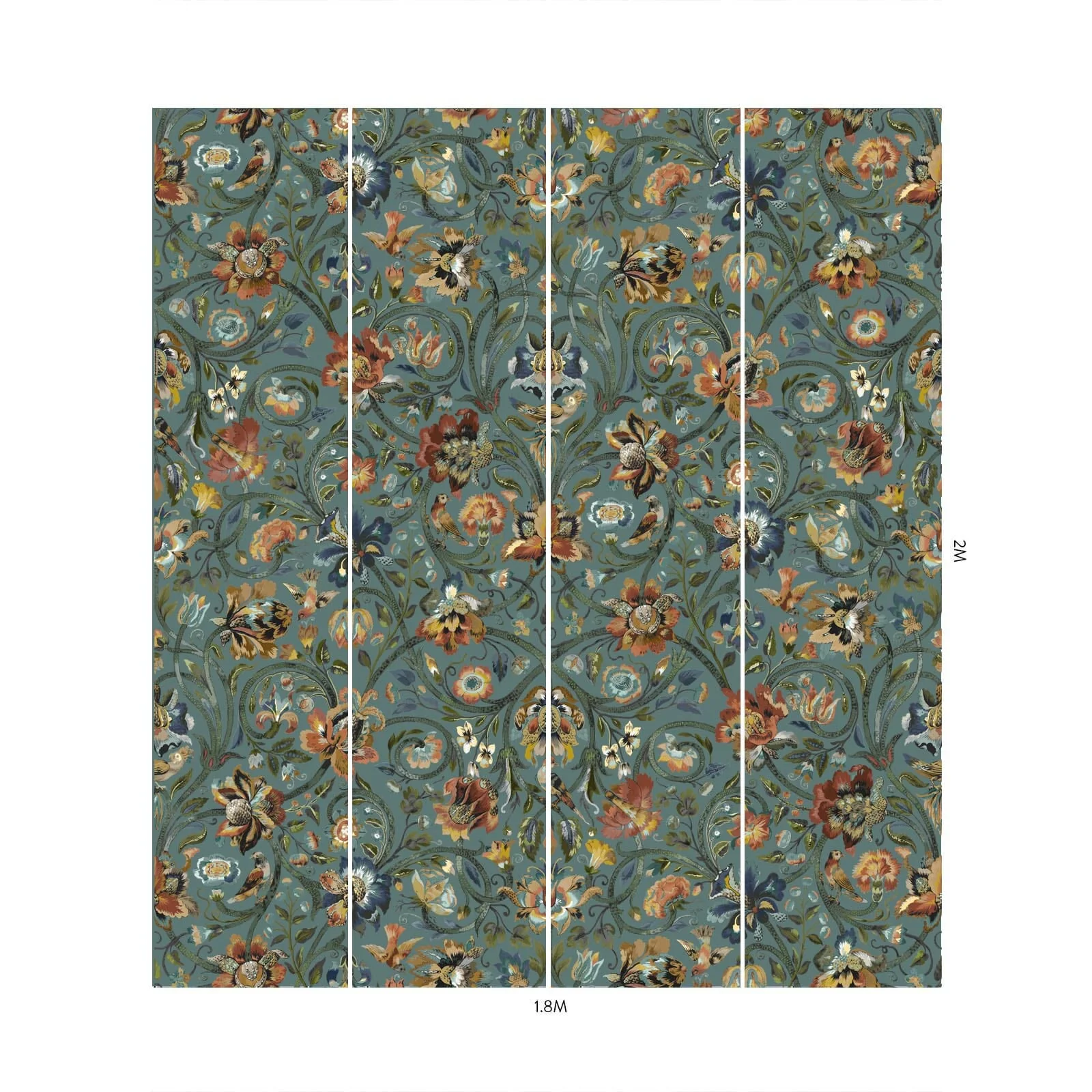 GAIA Wallpaper - Prussian Blue - Image 4