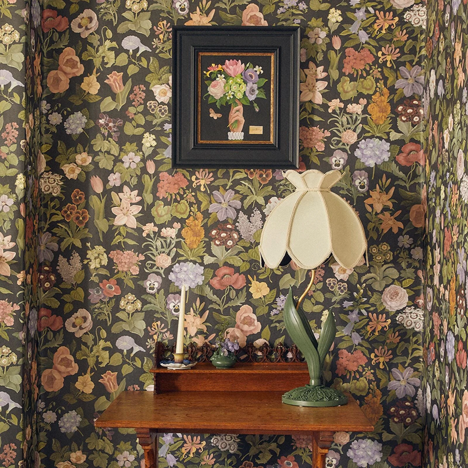 GALANTHUS Silk Table Lampshades - Ecru - Image 3