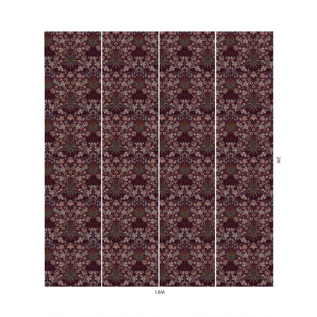 HYACINTH Wallpaper - Mulberry - Image 5