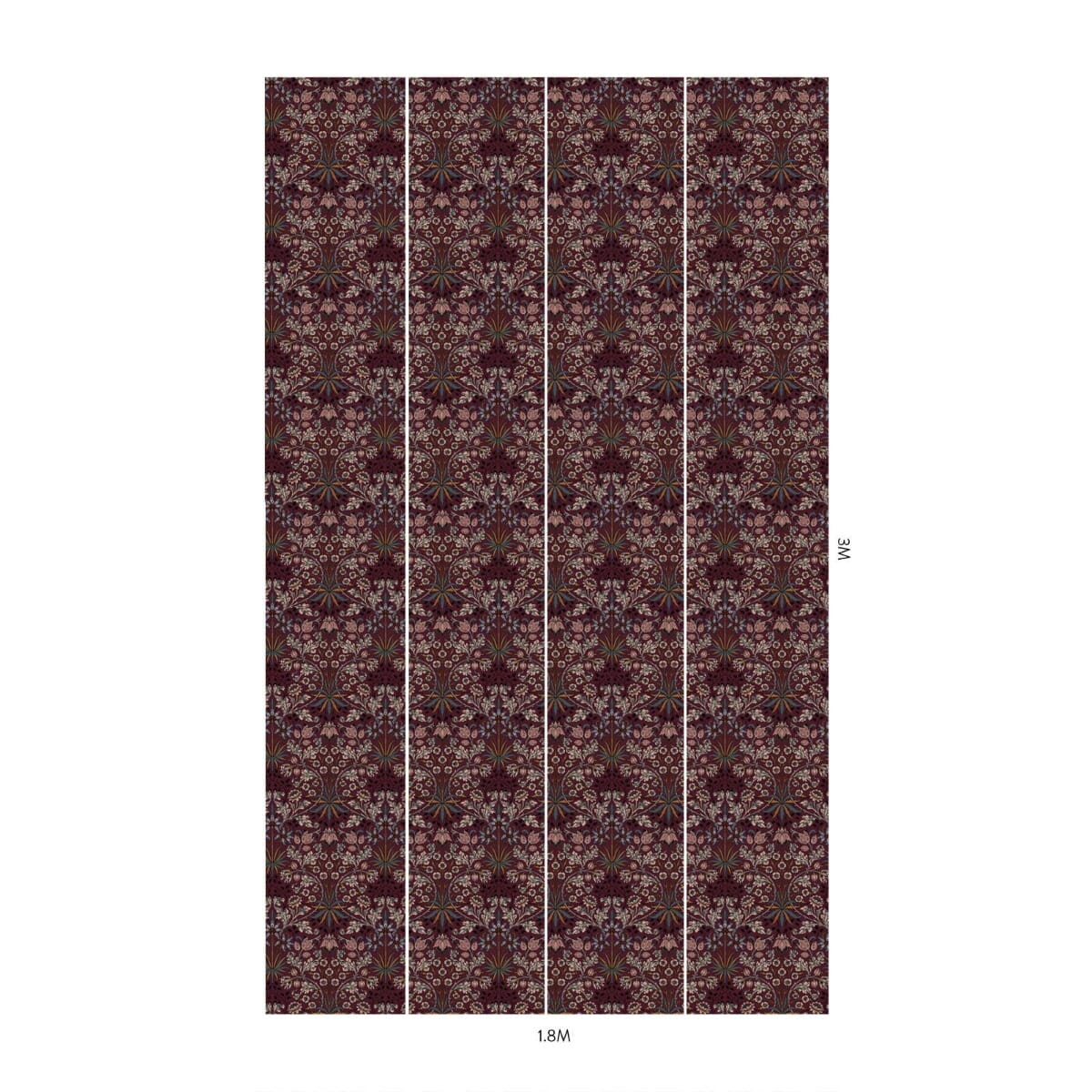 HYACINTH Wallpaper - Mulberry - Image 6