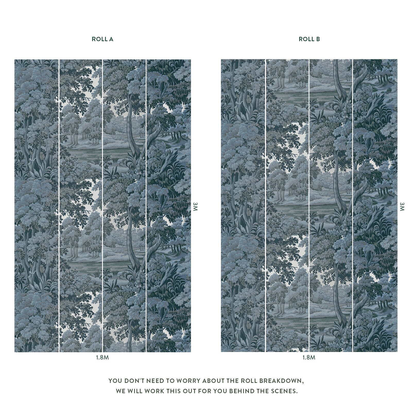 PLANTASIA Wallpaper - Indigo - Image 4